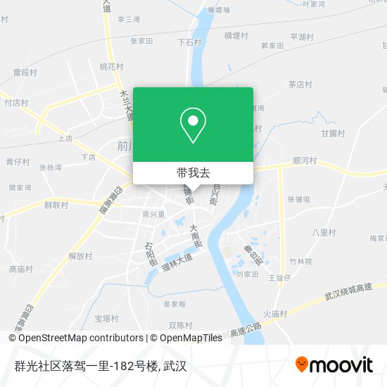 群光社区落驾一里-182号楼地图