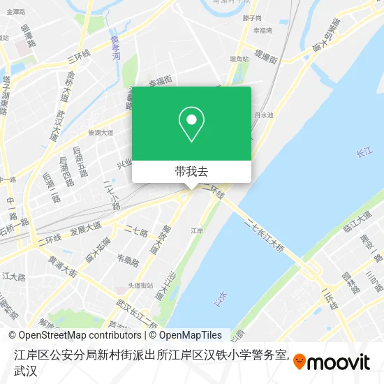 江岸区公安分局新村街派出所江岸区汉铁小学警务室地图