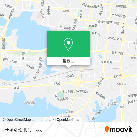 长城别苑-北门地图