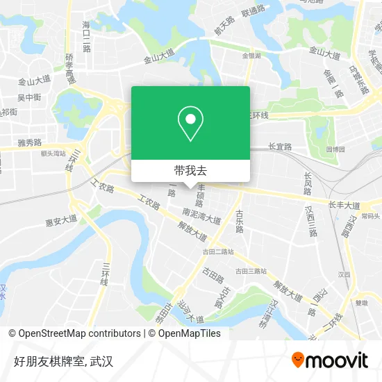 好朋友棋牌室地图
