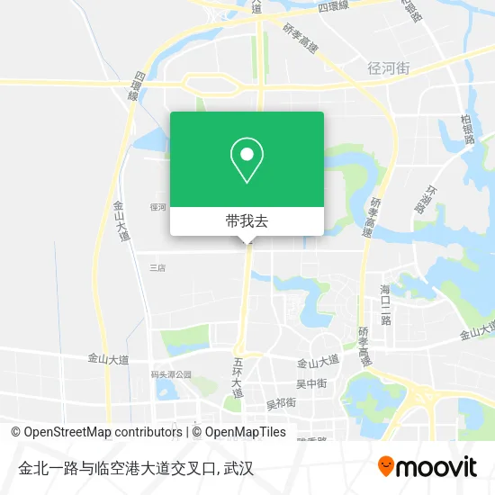 金北一路与临空港大道交叉口地图