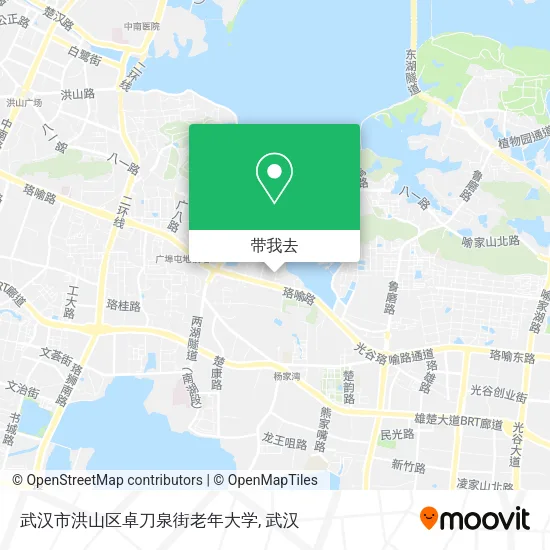 武汉市洪山区卓刀泉街老年大学地图