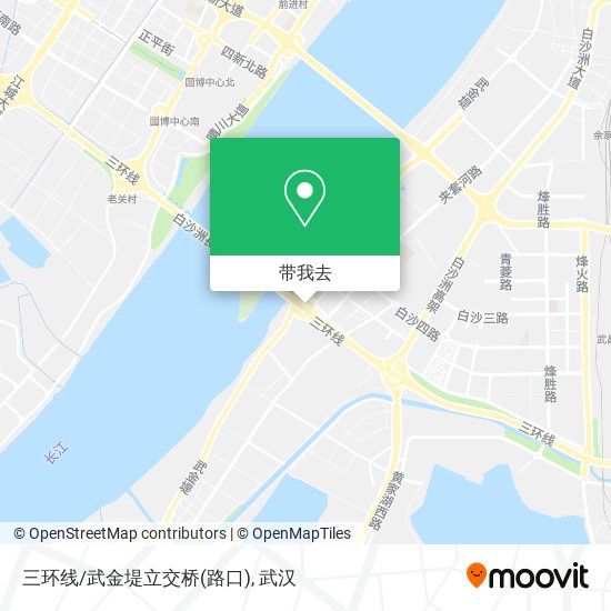 三环线/武金堤立交桥(路口)地图