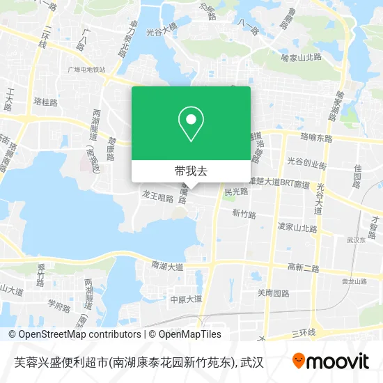 芙蓉兴盛便利超市(南湖康泰花园新竹苑东)地图