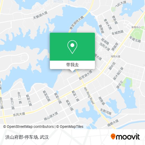 洪山府郡-停车场地图