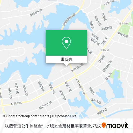 联塑管道公牛插座金牛水暖五金建材批零兼营业地图