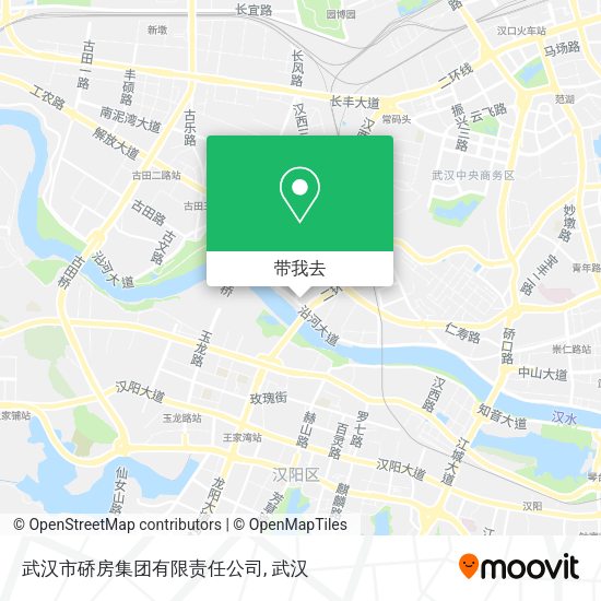 武汉市硚房集团有限责任公司地图