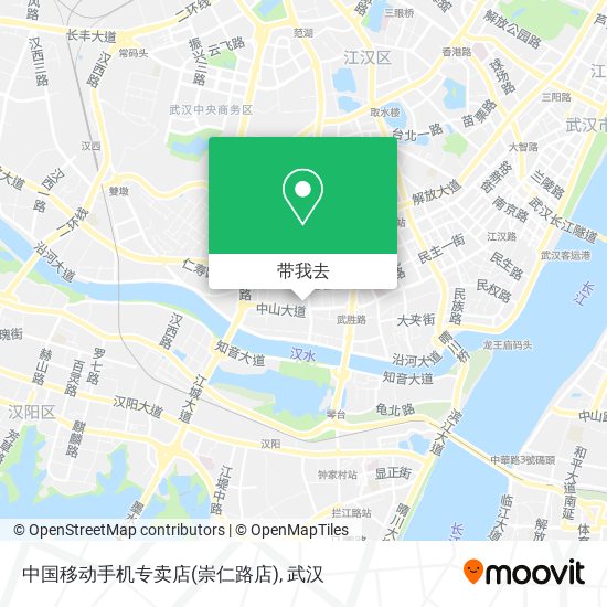 中国移动手机专卖店(崇仁路店)地图