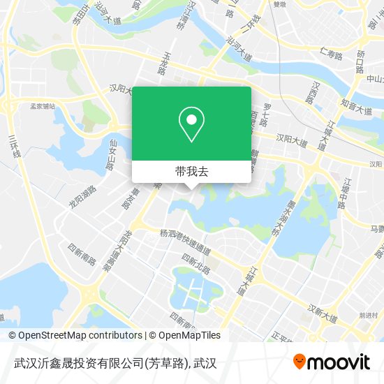武汉沂鑫晟投资有限公司(芳草路)地图