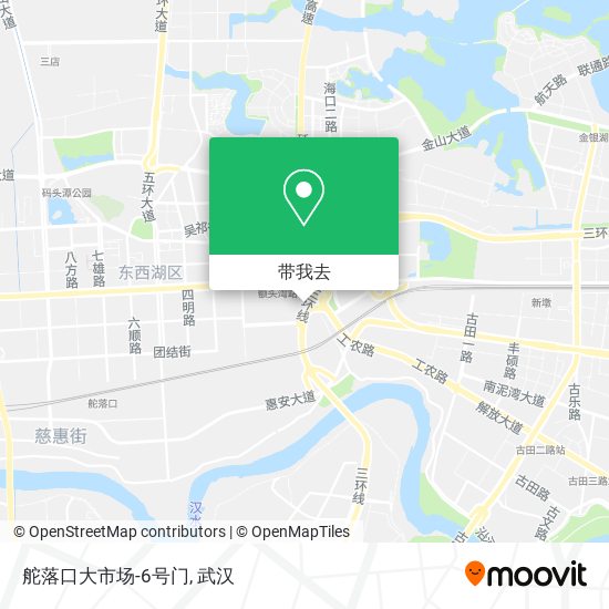 舵落口大市场-6号门地图