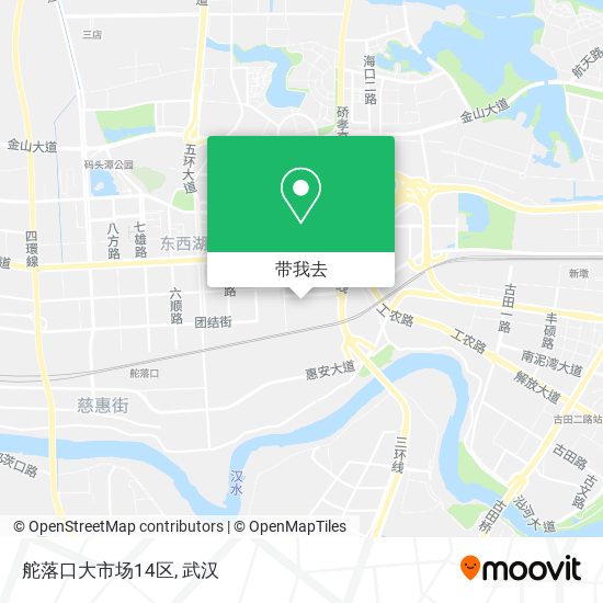 舵落口大市场14区地图