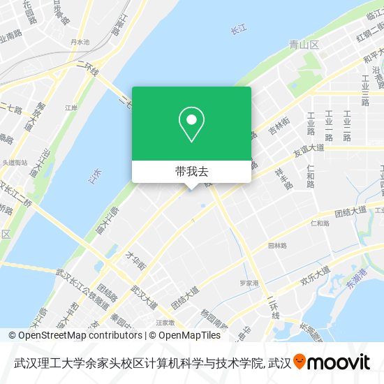 武汉理工大学余家头校区计算机科学与技术学院地图