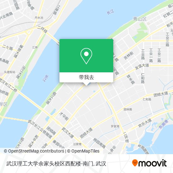武汉理工大学余家头校区西配楼-南门地图