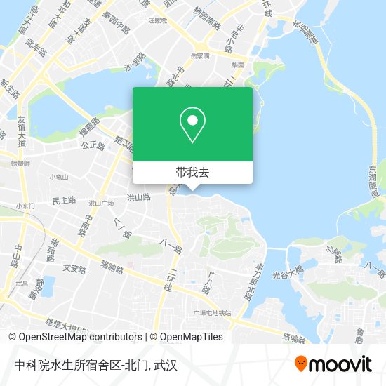 中科院水生所宿舍区-北门地图