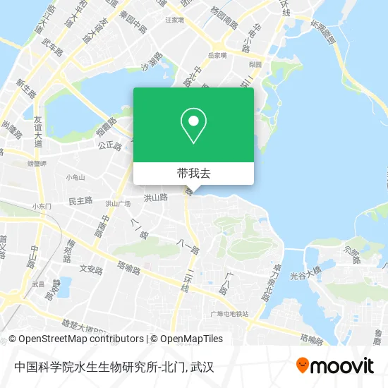 中国科学院水生生物研究所-北门地图