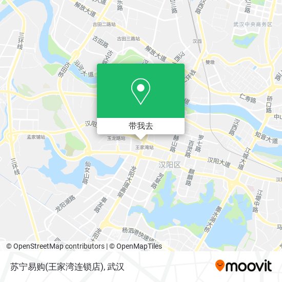 苏宁易购(王家湾连锁店)地图