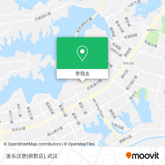 派乐汉堡(府郡店)地图