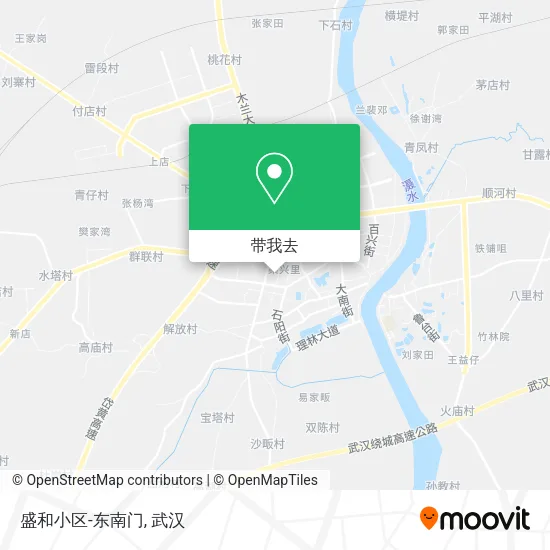 盛和小区-东南门地图