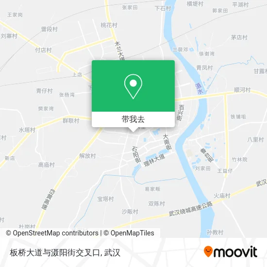 板桥大道与滠阳街交叉口地图