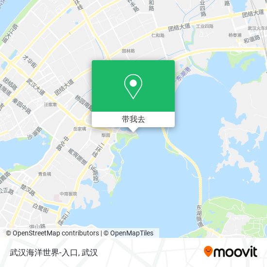 武汉海洋世界-入口地图
