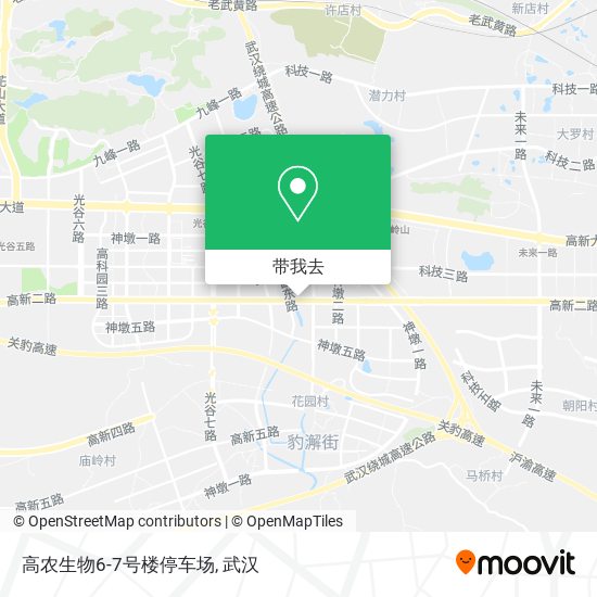 高农生物6-7号楼停车场地图