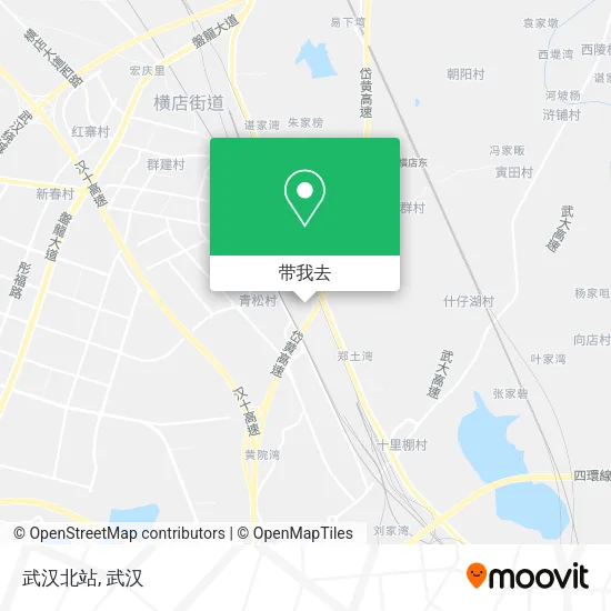武汉北站地图