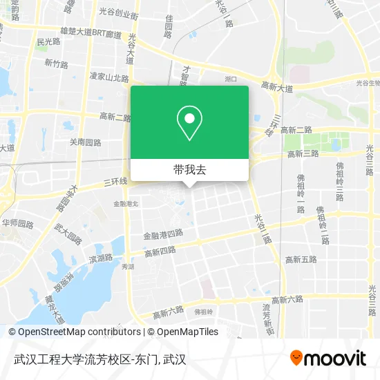 武汉工程大学流芳校区-东门地图