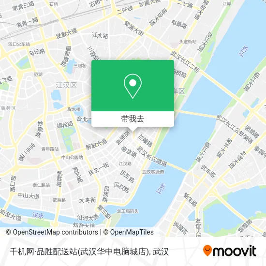 千机网·品胜配送站(武汉华中电脑城店)地图