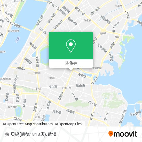 拉.贝缇(凯德1818店)地图