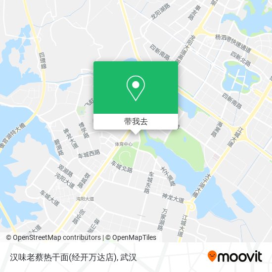 汉味老蔡热干面(经开万达店)地图