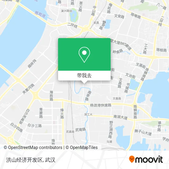 洪山经济开发区地图