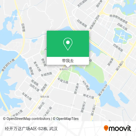 经开万达广场A区-S2栋地图