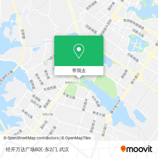 经开万达广场B区-东2门地图