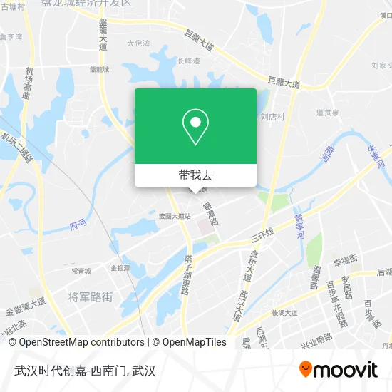 武汉时代创嘉-西南门地图