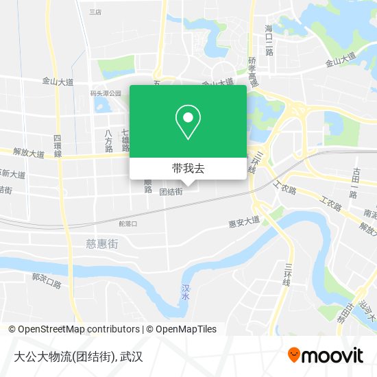 大公大物流(团结街)地图