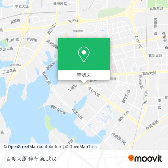 百度大厦-停车场地图