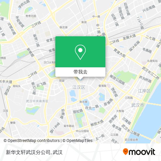 新华文轩武汉分公司地图