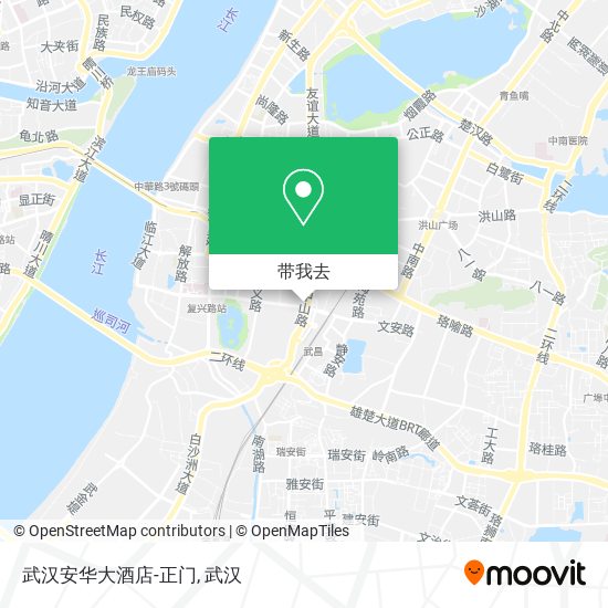 武汉安华大酒店-正门地图