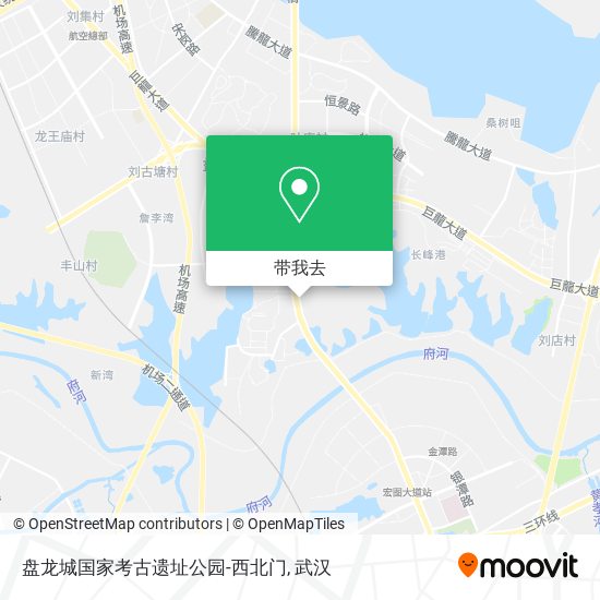盘龙城国家考古遗址公园-西北门地图