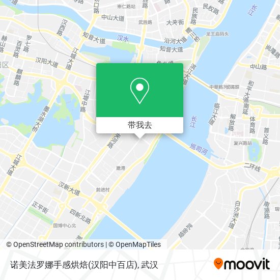诺美法罗娜手感烘焙(汉阳中百店)地图