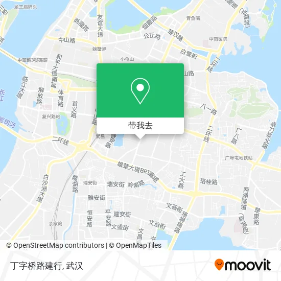 丁字桥路建行地图