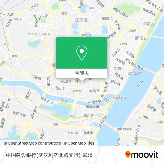 中国建设银行(武汉利济北路支行)地图