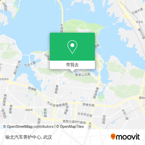 喻北汽车养护中心地图