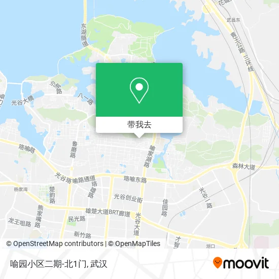喻园小区二期-北1门地图