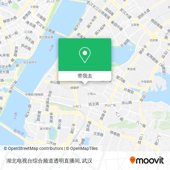 湖北电视台综合频道透明直播间地图