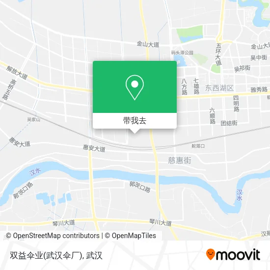 双益伞业(武汉伞厂)地图