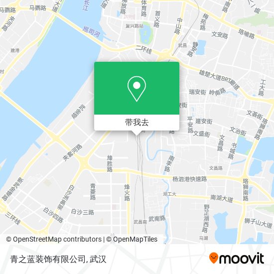 青之蓝装饰有限公司地图