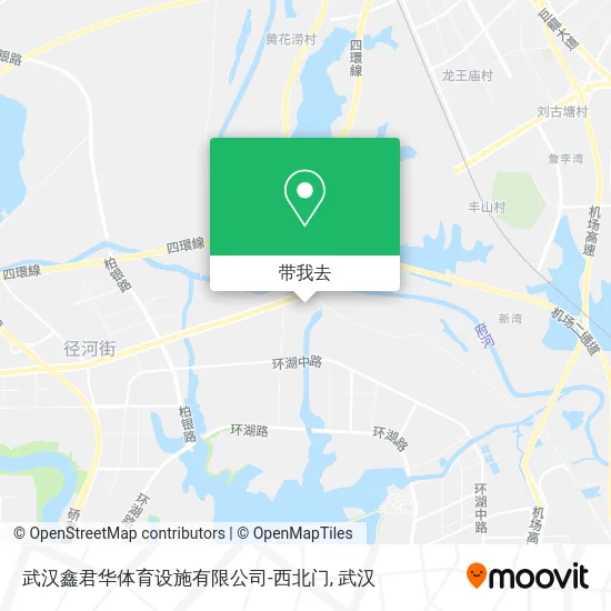 武汉鑫君华体育设施有限公司-西北门地图