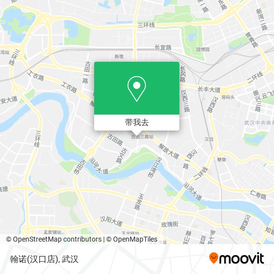 翰诺(汉口店)地图