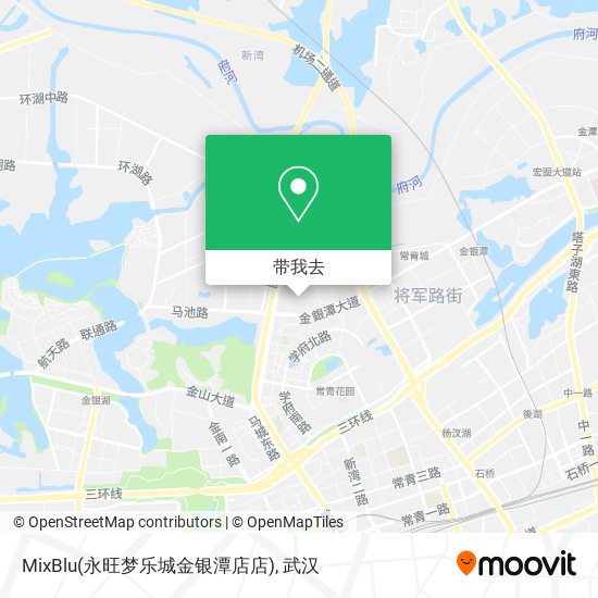 MixBlu(永旺梦乐城金银潭店店)地图